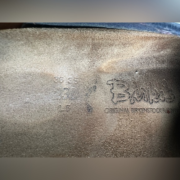 Birkenstock Birkis Amsterdam Mules Navy Blue Women’s Narrow EU 36 US 5-5.5 - Picture 7 of 8